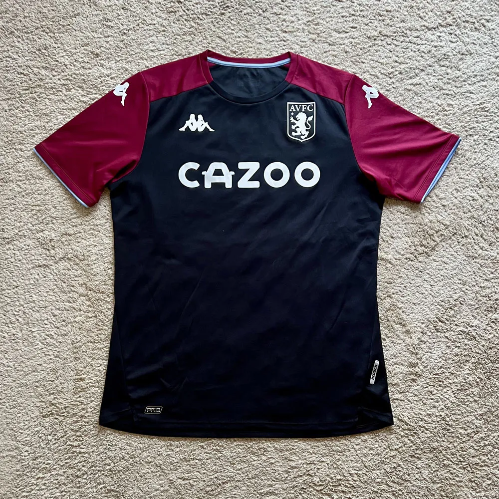 Front view of Aston Villa 2021/22 Kappa Training 3 Shirt (Cazoo) - Men's XL