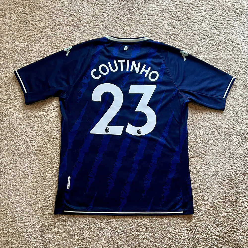 Rear view of Aston Villa 2021/22 Kappa 3rd Shirt (Cazoo) - Men's XL