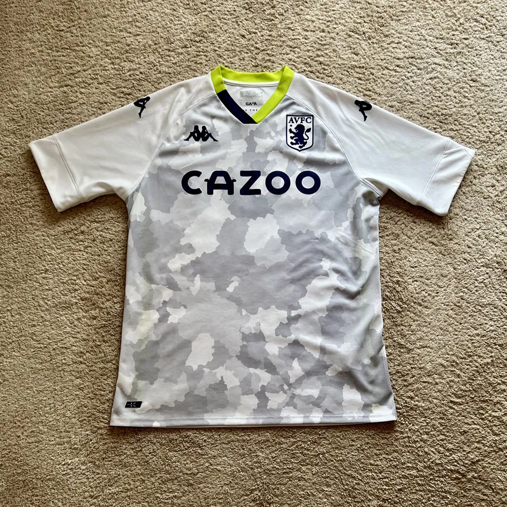 Front view of Aston Villa 2020/21 Kappa 3rd Shirt (Cazoo) - Men's XL