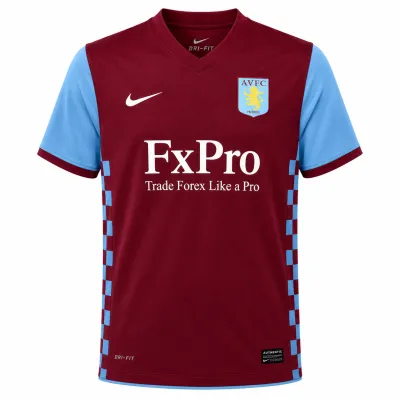 Presentation image of Aston Villa 2010/11 Nike Home Shirt (FX Pro) - Men's Medium