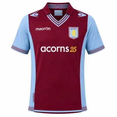 Presentation image of Aston Villa 2013/14 Macron Home Shirt (Acorns 25) - Junior XL