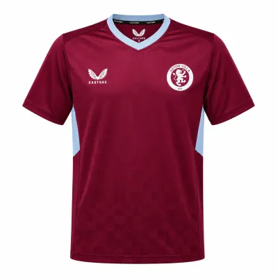 Presentation image of Aston Villa 2023/24 Castore 1 Pre Match Shirt - Men's Medium