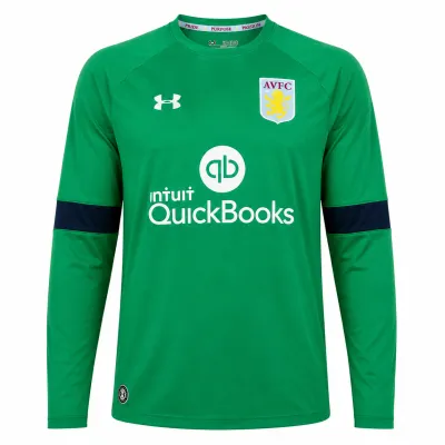 Presentation image of Aston Villa 2016/17 Under Armour Home Goalkeeper Shirt (QuickBooks) - Junior XL