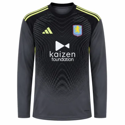 Presentation image of Aston Villa 2025/26 Adidas GK 1 Goalkeeper Shirt (Kaizen Foundation) - Men's Medium
