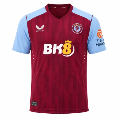 Presentation image of Aston Villa 2023/24 Castore Home Pro Shirt (BK8) - Men's Medium