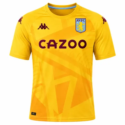 Presentation image of Aston Villa 2021/22 Kappa Home Goalkeeper Shirt (Cazoo) - Men's Small