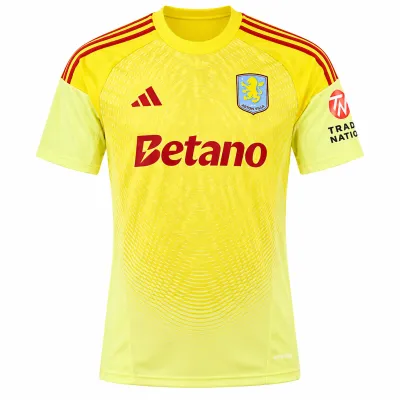 Presentation image of Aston Villa 2025/26 Adidas GK 2 Goalkeeper Shirt (Betano) - Men's Medium