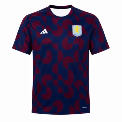 Presentation image of Aston Villa 2024/25 Adidas 1 Pre Match Shirt - Men's Medium