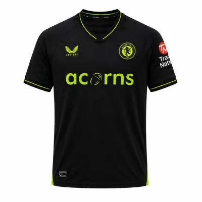 Presentation image of Aston Villa 2023/24 Castore Home Goalkeeper Shirt (Acorns) - Men's Medium