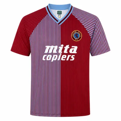 Presentation image of Aston Villa 1988/89 Score Draw Home Shirt (Mita Copiers) - Men's Medium