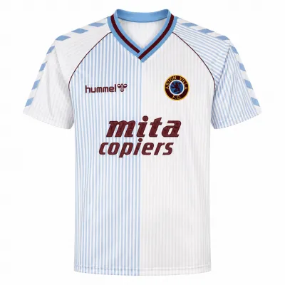 Presentation image of Aston Villa 1987/88 Hummel Away Shirt (Mita Copiers) - Junior XL