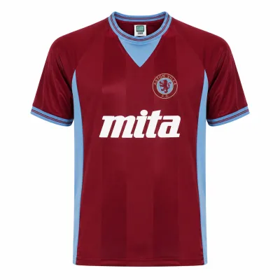 Presentation image of Aston Villa 1984/85 Score Draw Home Shirt (Mita Copiers) - Men's Medium