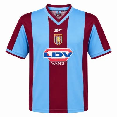 Presentation image of Aston Villa 1999/00 Reebok Home Shirt (LDV Vans) - Men's Large
