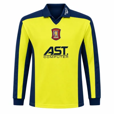 Presentation image of Aston Villa 1997/98 Reebok GK 1 Goalkeeper Shirt (AST Computers) - Youth