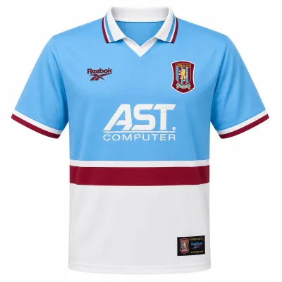 Presentation image of Aston Villa 1997/98 Reebok Away Shirt (AST Computers) - Men's XL