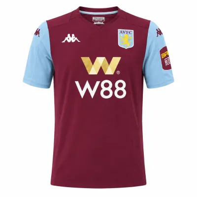 Presentation image of Aston Villa 2019/20 Kappa Home Shirt (W88) - Men's Medium