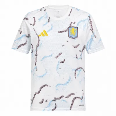 Presentation image of Aston Villa 2025/26 Adidas Pre-Match 1 Shirt - Men's Medium