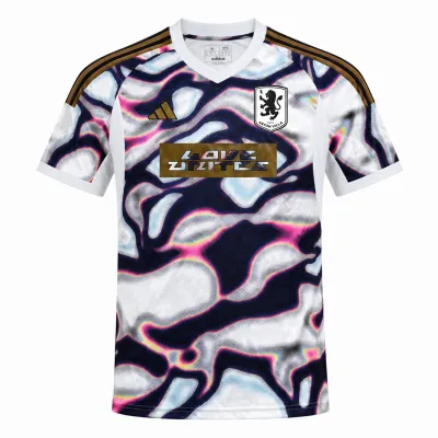 Presentation image of Aston Villa 2024/25 Adidas Pre-Match Pride 1 Shirt (Love Unites) - Women's Large (16/18)