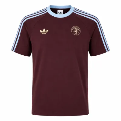 Presentation image of Aston Villa 2025/26 Adidas 3 Travel Match Worn Shirt - Men's Medium