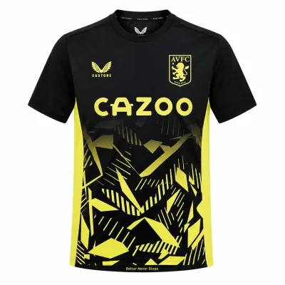 Presentation image of Aston Villa 2022/23 Castore Pre-Match 3 Shirt (Cazoo) - Men's Large