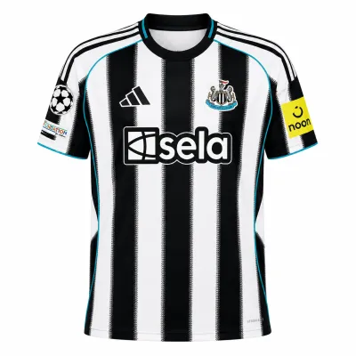Presentation image of Newcastle United 2025/26 Adidas Home Shirt (Sela) - Men's XXL