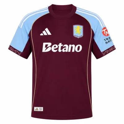 Presentation image of Aston Villa 2025/26 Adidas Home Pro Shirt (Betano) - Men's Large