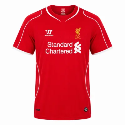Presentation image of Liverpool 2014/15 Warrior Home Shirt (Standard Chartered) - Men's Large
