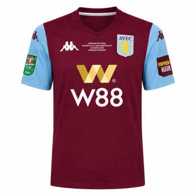 Presentation image of Aston Villa 2019/20 Kappa Home Shirt (W88) - Men's Medium