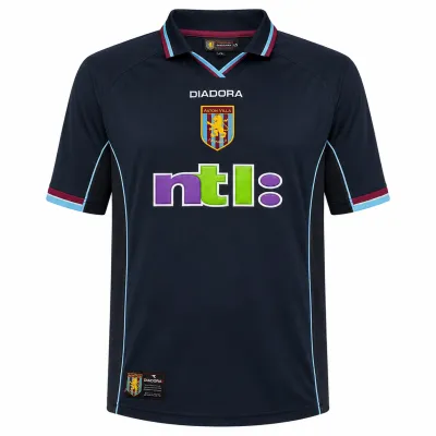 Presentation image of Aston Villa 2000/01 Diadora Away Shirt (NTL) - Men's Small