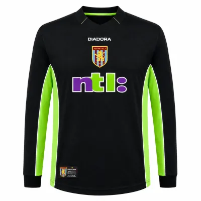 Presentation image of Aston Villa 2000/01 Diadora GK 1 Goalkeeper Shirt (NTL) - Youth