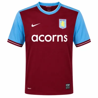 Presentation image of Aston Villa 2009/10 Nike Home Shirt (Acorns) - Men's Large