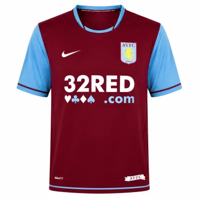 Presentation image of Aston Villa 2007/08 Nike Home Shirt (32Red) - Men's Medium