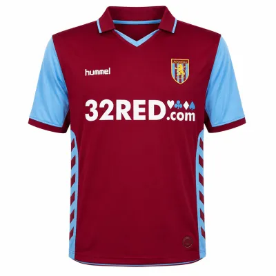 Presentation image of Aston Villa 2006/07 Hummel Home Shirt (32Red) - Men's Medium