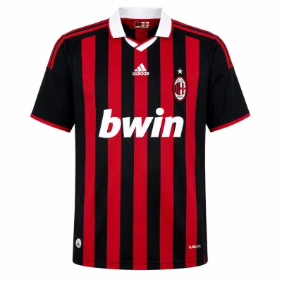Presentation image of AC Milan 2009/10 Adidas Home Shirt - Men's Medium