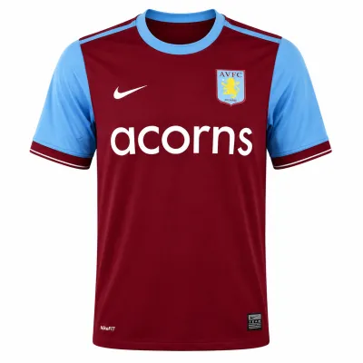 Presentation image of Aston Villa 2009/10 Nike Home Shirt (Acorns) - Men's Large