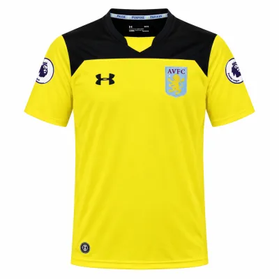 Presentation image of Aston Villa 2017/18 Under Armour Home Goalkeeper Shirt - Men's Large