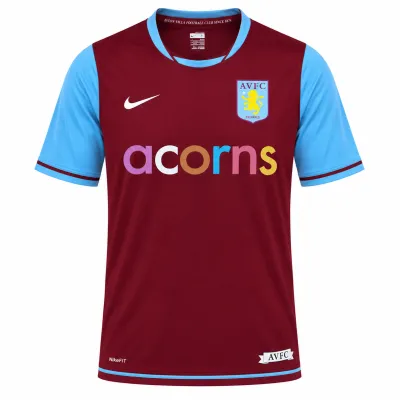 Presentation image of Aston Villa 2007/08 Nike Home / Special Edition Shirt (Acorns) - Men's Large