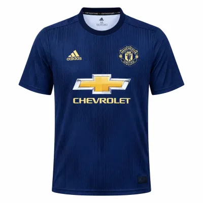 Presentation image of Manchester United 2018/19 Adidas 3rd Shirt (Chevrolet) - Men's Medium