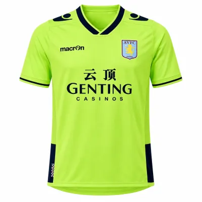 Presentation image of Aston Villa 2012/13 Macron Away Shirt (Genting Casinos) - Men's Large