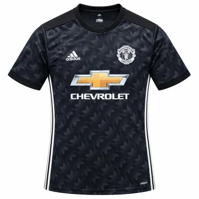 Presentation image of Manchester United 2017/18 Adidas Away Pro Shirt (Chevrolet) - Men's Medium