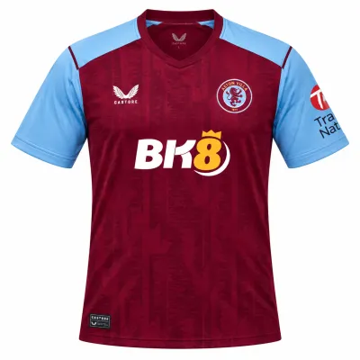 Presentation image of Aston Villa 2023/24 Castore Home Shirt (BK8) - Men's XXL