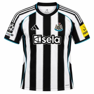Presentation image of Newcastle United 2025/26 Adidas Home Shirt (Sela) - Men's 3XL