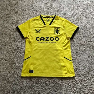 Front view of Aston Villa 2022/23 Castore 3rd Goalkeeper Shirt (Cazoo) - Women's Medium (12/14)