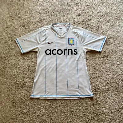 Front view of Aston Villa 2008/09 Nike 3rd Pro Shirt (Acorns) - Men's Large