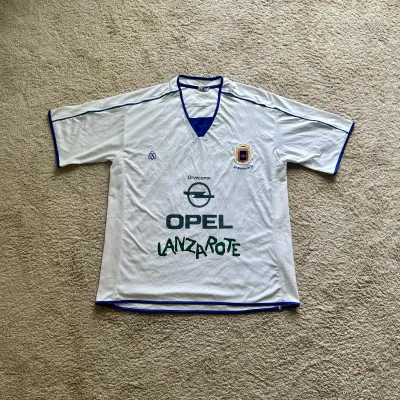 Front view of UD Lanzarote 2010-14 Away Shirt (Opel) - Men's Large