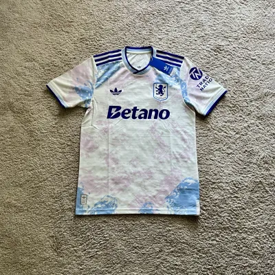 Front view of Aston Villa 2025/26 Adidas 3rd Pro Shirt (Betano) - Men's Medium