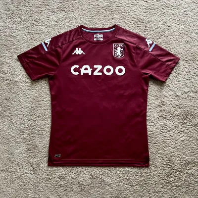 Front view of Aston Villa 2020/21 Kappa 3 Training Shirt (Cazoo) - Men's XL