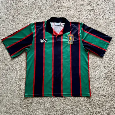 Front view of Aston Villa 1993/94 Away Shirt - Men's XL