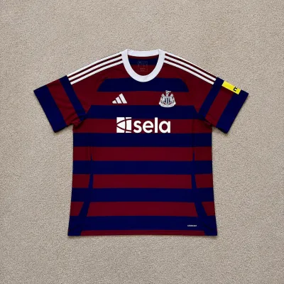 Front view of Newcastle United 2024/25 Adidas Away Shirt (Sela) - Men's XXL