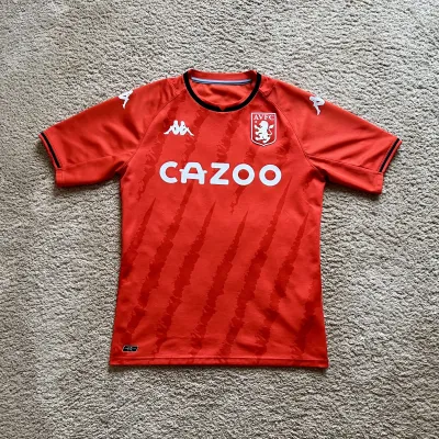 Front view of Aston Villa 2021/22 Kappa 3rd Goalkeeper Shirt (Cazoo) - Men's Small